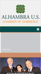 Mobile Screenshot of alhambrauschamber.org